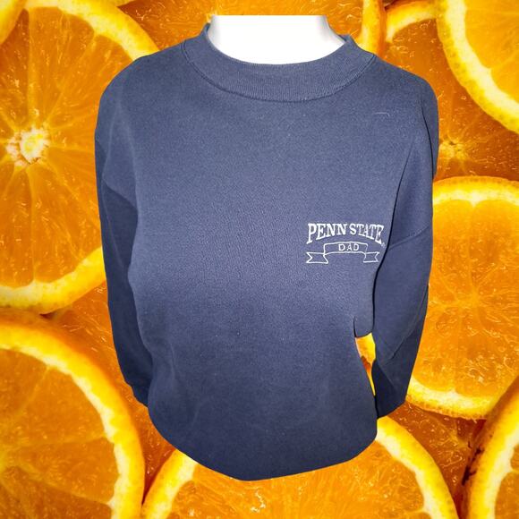 Travaux Penn State Dad Embroidered Sweatshirt Blue Size Medium - Picture 1 of 8